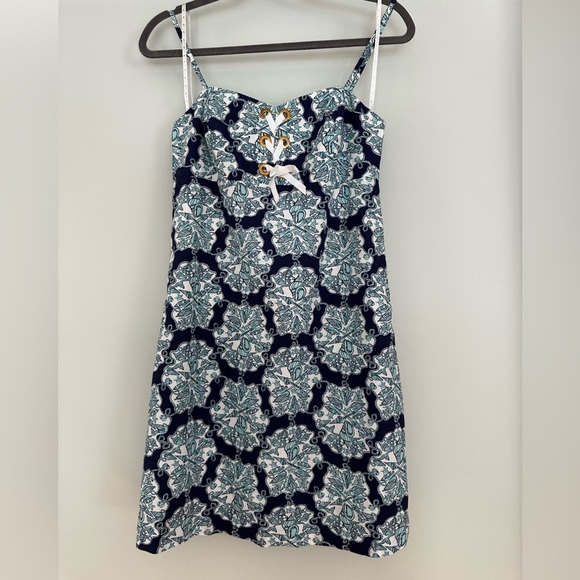 Lilly Pulitzer Dresses & Skirts - Lilly Pulitzer 6 blue and white seashell nautical summer beach Dress